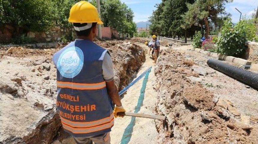 Akkent&rsquo;in İ&ccedil;me Suyu Hattı Değişti