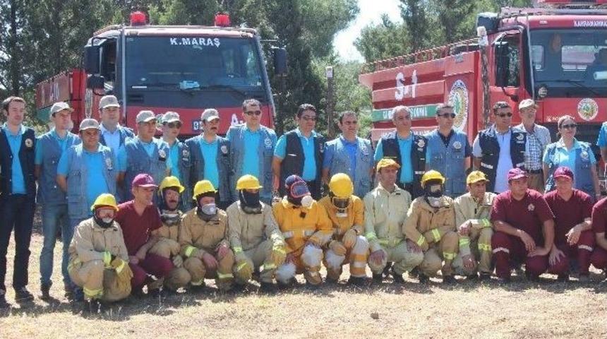 Helikopterli Yangın Tatbikatı Ger&ccedil;eğini Aratmadı