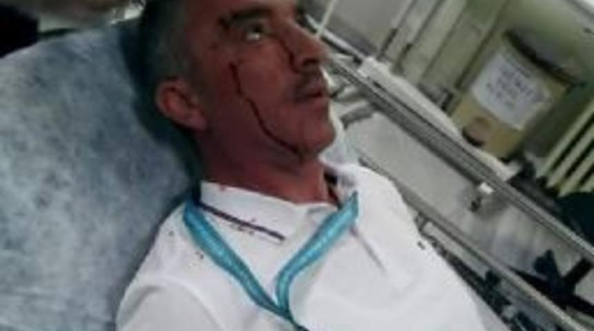 Hastane Bilgi Işlem &Ccedil;alışanına Hasta Yakınından Dayak