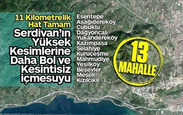Esentepe İ&ccedil;mesuyu Projesi&rsquo;nde Hat D&ouml;şeme &Ccedil;alışmaları Tamamlandı 1