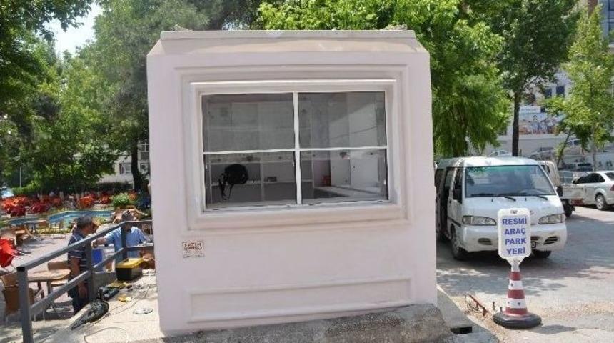 Bilecik&rsquo;te Halk Ekmeği Satılacak Prefabrike B&uuml;fe Yerine Yerleştirildi