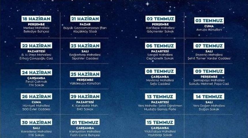 Gaziosmanpaşa&rsquo;da Ramazan Bir Başka Yaşanacak