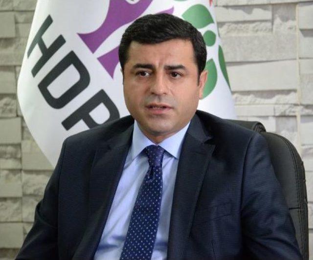 Demirtaş:akp Ile Chp, Ilkelerimizi I&ccedil;erecek Koalisyon Kurarsa Destek Veririz 1
