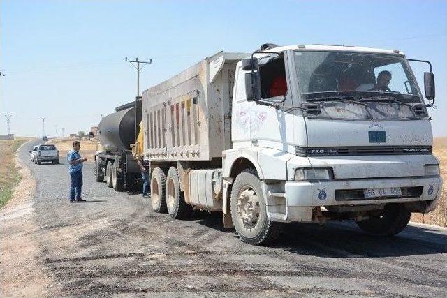 Ceylanpınar’da Yol Çalışması