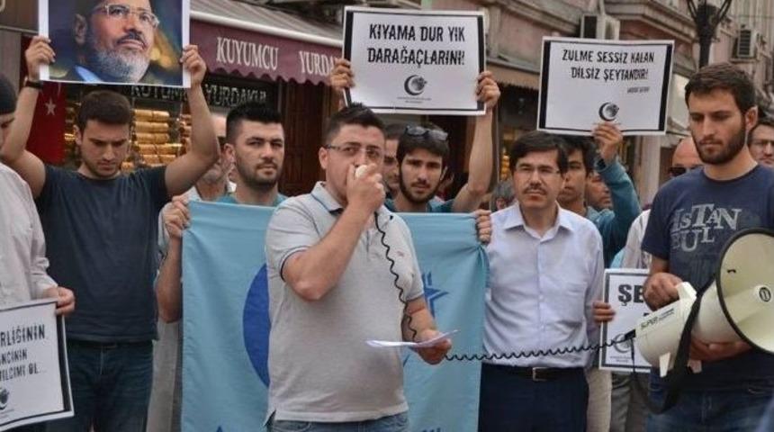 Bartın Agd&rsquo;den Mursi&rsquo;ye Destek Eylemi