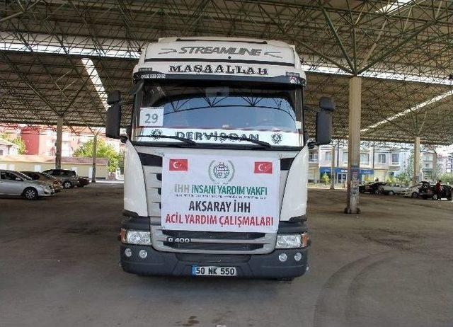 Aksaray’dan Suriye’ye Yardım Tır’ı