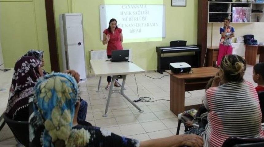 &Ccedil;anakkale&rsquo;de Kanser Bilgilendirme Toplantısı Yapıldı