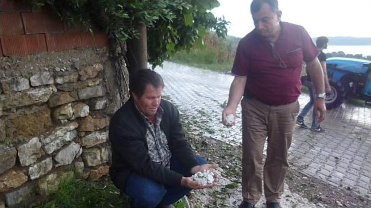 Osmaneli&rsquo;de Ceviz B&uuml;y&uuml;kl&uuml;ğ&uuml;nde Dolu