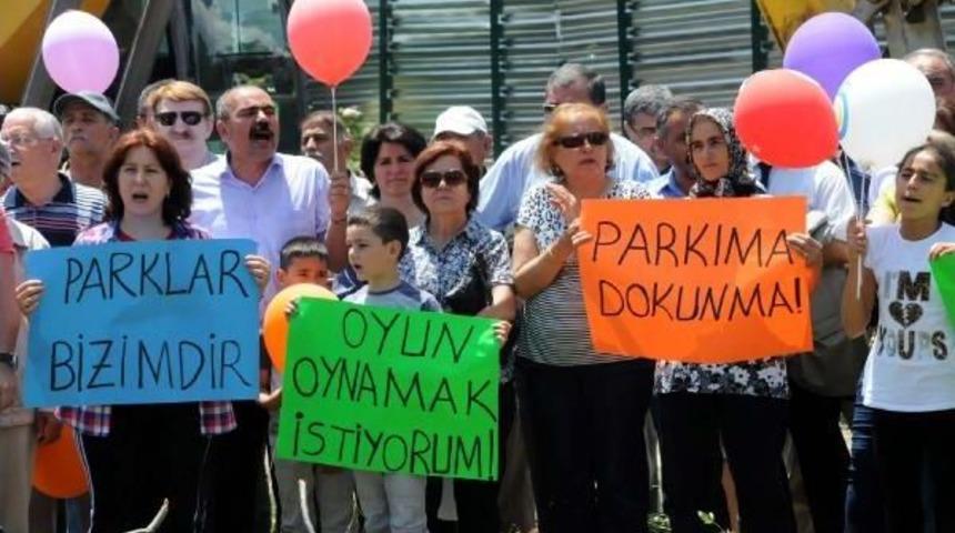 Zile&rsquo;De Parkın Imara A&ccedil;ılmasına Mahalleli Tepkisi