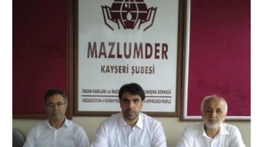 Mazlumder Kayseri Şube Sekreteri Sadi &Ouml;zmen