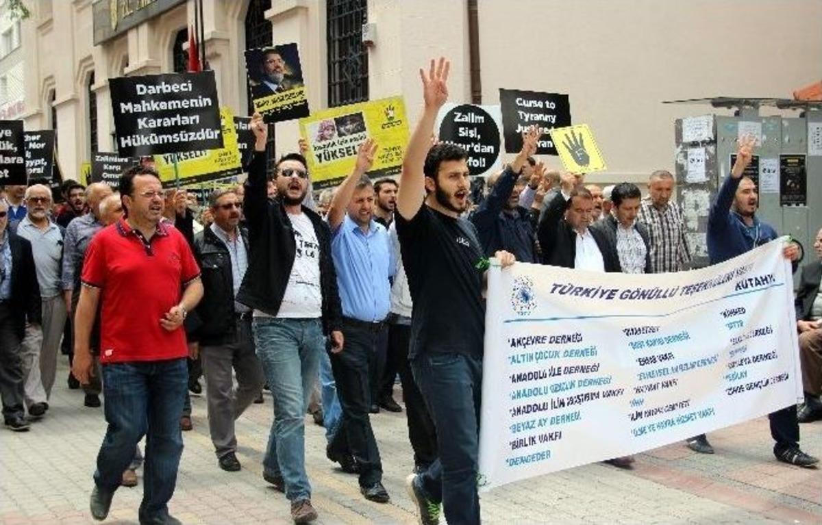 Mısır&rsquo;daki İdam Kararları K&uuml;tahya&rsquo;da Protesto Edildi