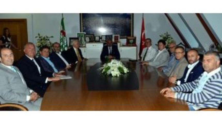 Bursaspor Divan Başkanlık Kurulundan B&ouml;l&uuml;kbaşı&rsquo;na Ziyaret
