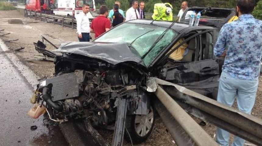 Bolu&rsquo;da Trafik Kazası: 1 Yaralı