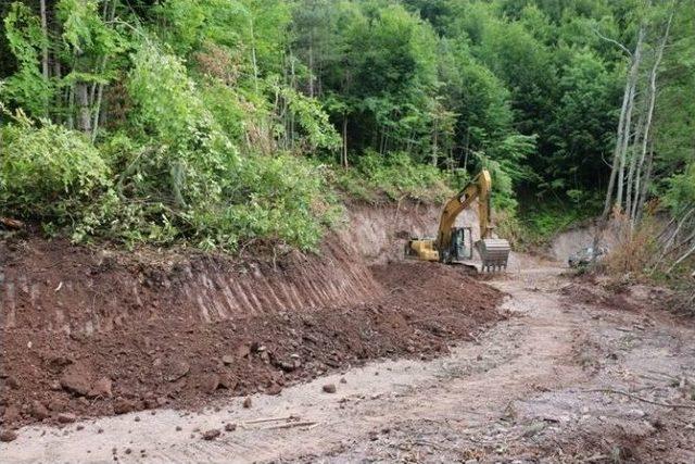 Düzce’de Orman Yolları Yapım Çalışmalarında Sona Gelindi