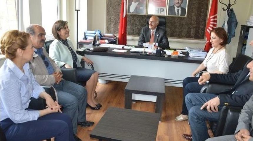 Milletvekili Usluer&rsquo;den Chp Y&ouml;netimine Teşekk&uuml;r Ziyareti