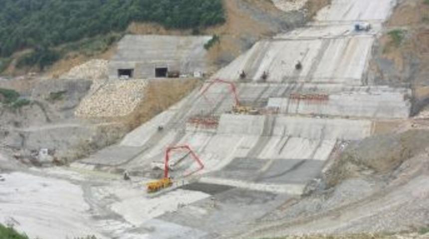 Melen Barajı&rsquo;nda Beton Dolgu İmalatına Başlandı