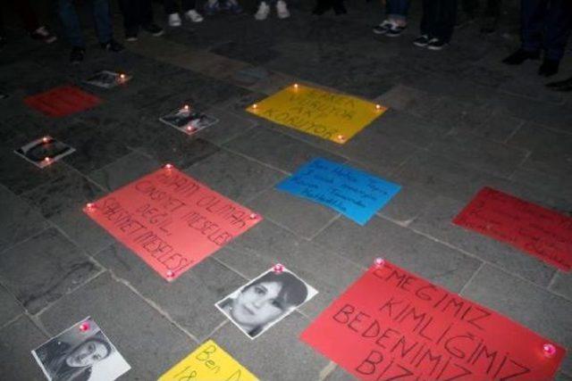 Bingöl'de Üniversite Öğrencilerinden Cansu Kaya Protestosu