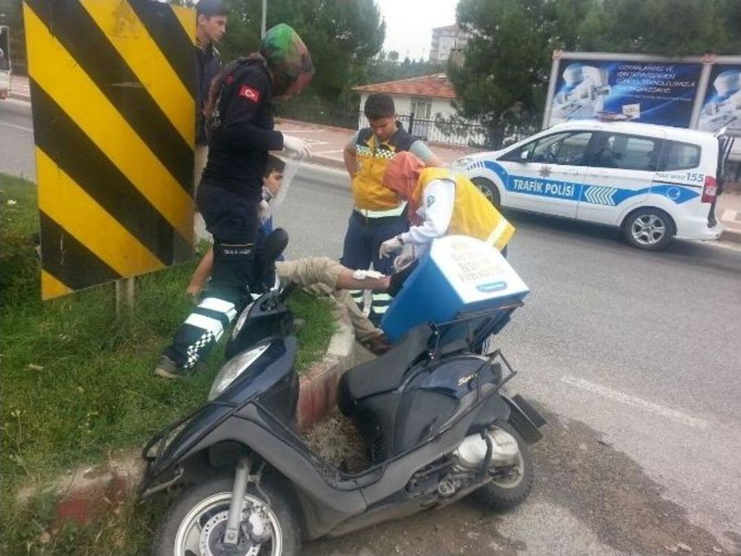 Pizzacı Kuryesinin G&ouml;r&uuml;nmez Kazası