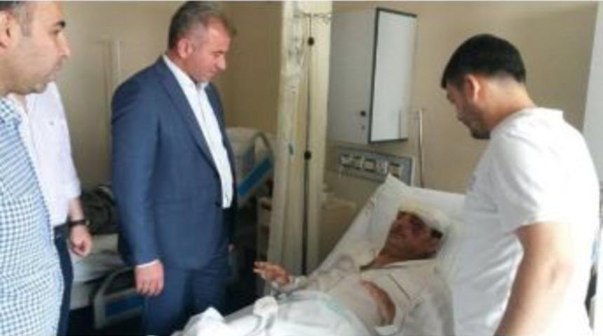 Milletvekili Tokmak, Kazazedeyi Ziyaret Etti