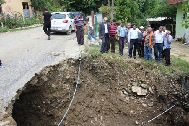 Milletvekili Tunç Selde Zarar Gören Köyleri Ziyaret Etti