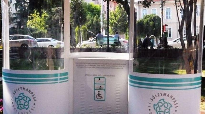 Tekirdağ&rsquo;da Engelli Ara&ccedil; Şarj İstasyonları Kuruldu