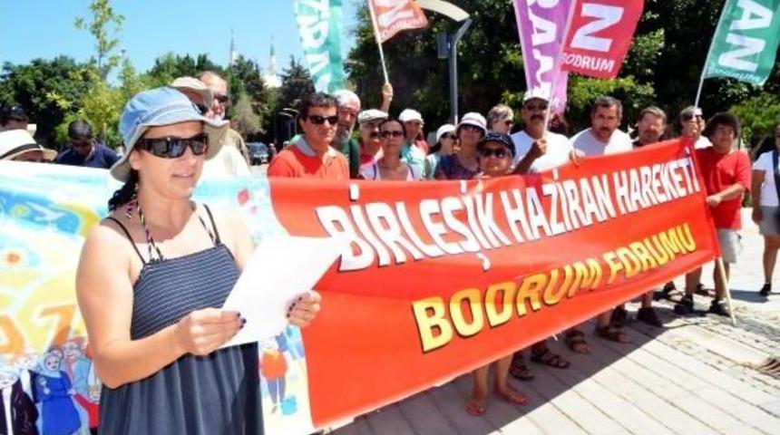 Bodrum'da, Birleşik Haziran Hareketi Eylemi