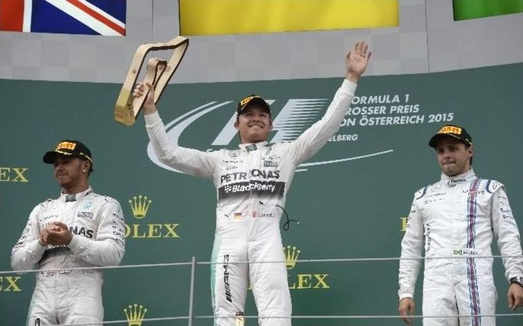 Avusturya&rsquo;da Zafer Nıco Rosberg&rsquo;in