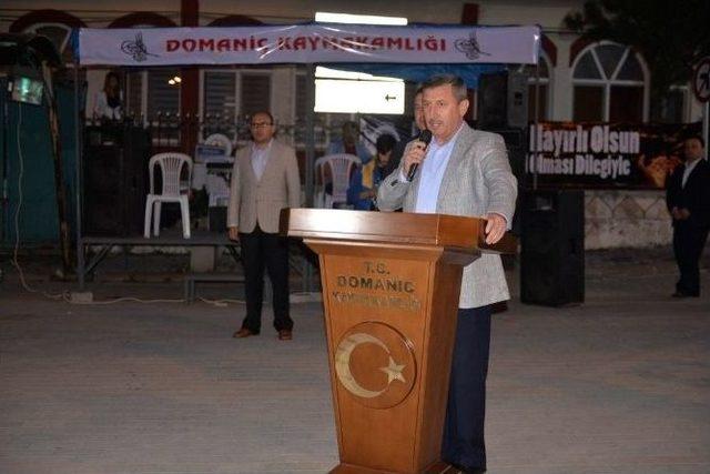 Vali Şerif Yılmaz Domaniç’te Halk İftarına Katıldı