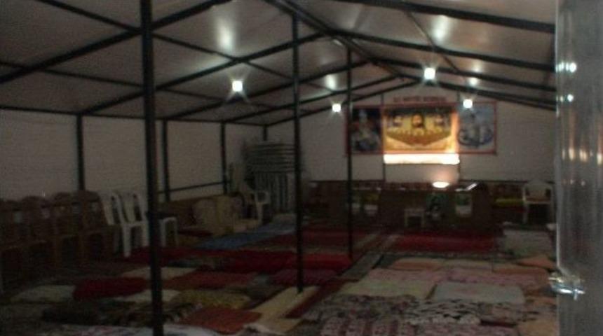 Malatya&rsquo;da &Ccedil;adırdan Cemevi Yapıldı