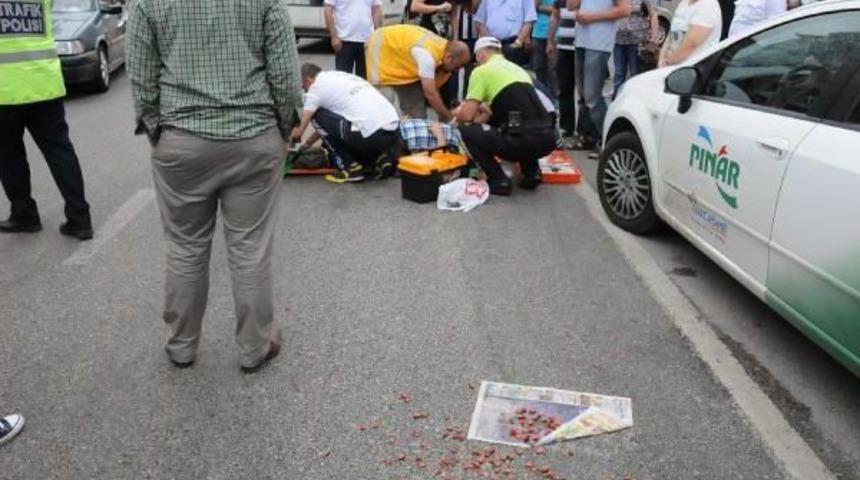 Pide Yaptırmaya Giderken Kazada Yaralandı