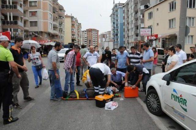 Pide Yaptırmaya Giderken Kazada Yaralandı