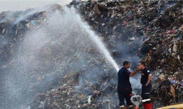Turgutlu'da Çöp Yangını