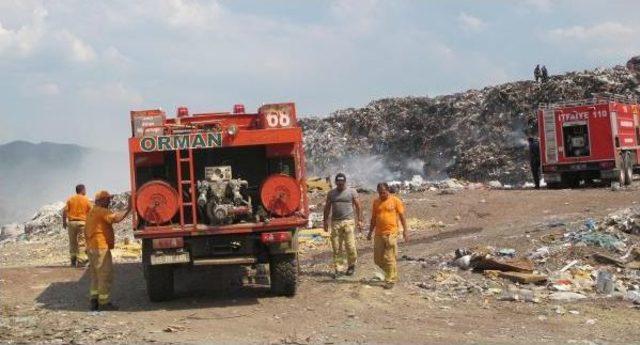 Turgutlu'da Çöp Yangını