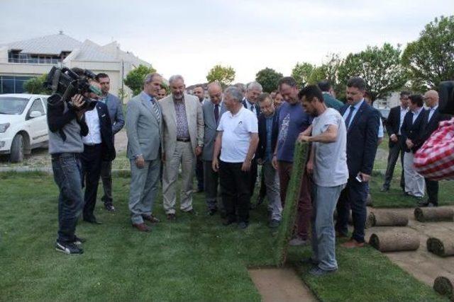 Başkan Altepe: Yeni Stadın Zemini Muhteşem Olacak