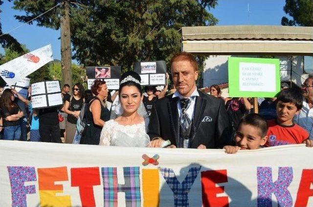 Ortaca’da Cansu Kaya’nın Ölümü Protesto Edildi