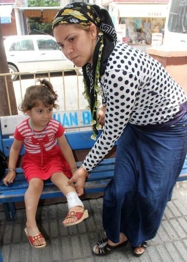 Polise Atılan Molotofkokteyli 3 Yaşındaki Kızın Ayağını Yaktı