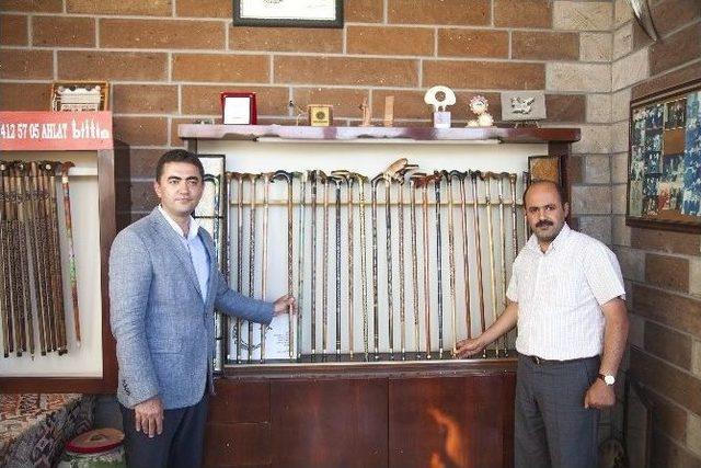 D&uuml;nyaca &Uuml;nl&uuml; Ahlat Bastonu İ&ccedil;in &ldquo;coğrafi İşaret&rdquo; Başvurusu Yapıldı 1