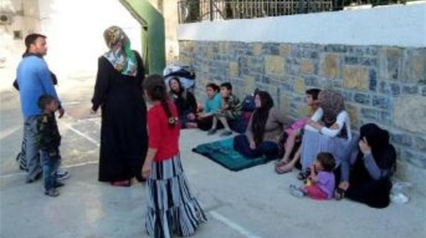 Syrian Refugees In Bodrum Streets Placed In Schoolyard
