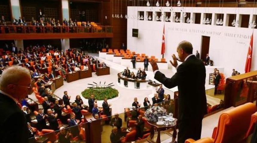 Cumhurbaşkanı Erdoğan, Tbmm'nin A&ccedil;ılış T&ouml;renine Katıldı (3)