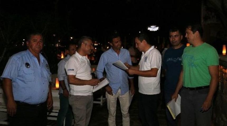 Bodrum&rsquo;da Ekipler İş Yerlerini Denetledi