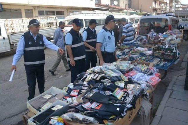 Zabıta Kaldırım İşgali Yapan Esnafı Uyardı 1