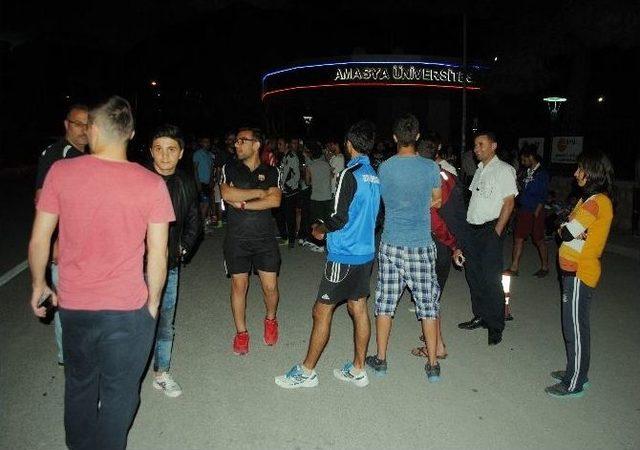 Amasya’da Üniversite Adaylarından Sınav Sonrası Tepki