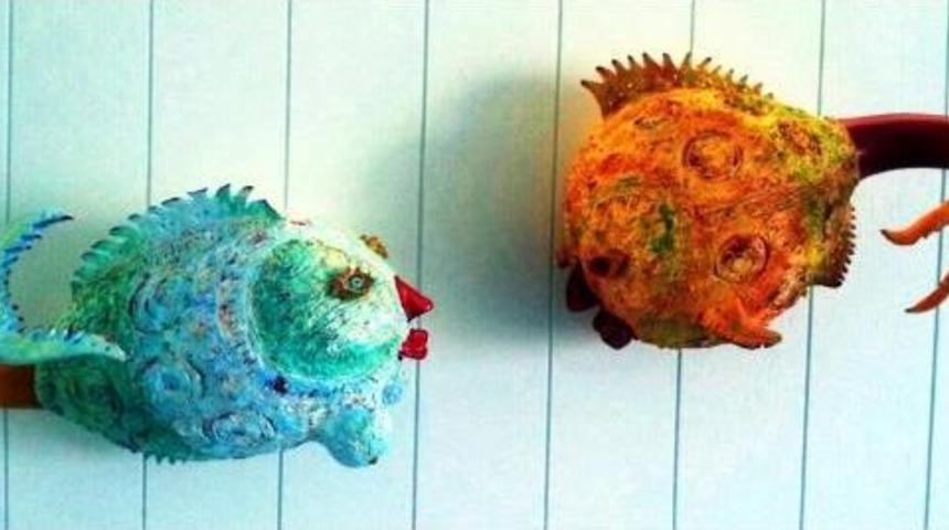 Kuru Kabaktan Dekorasyon &Uuml;r&uuml;nleri