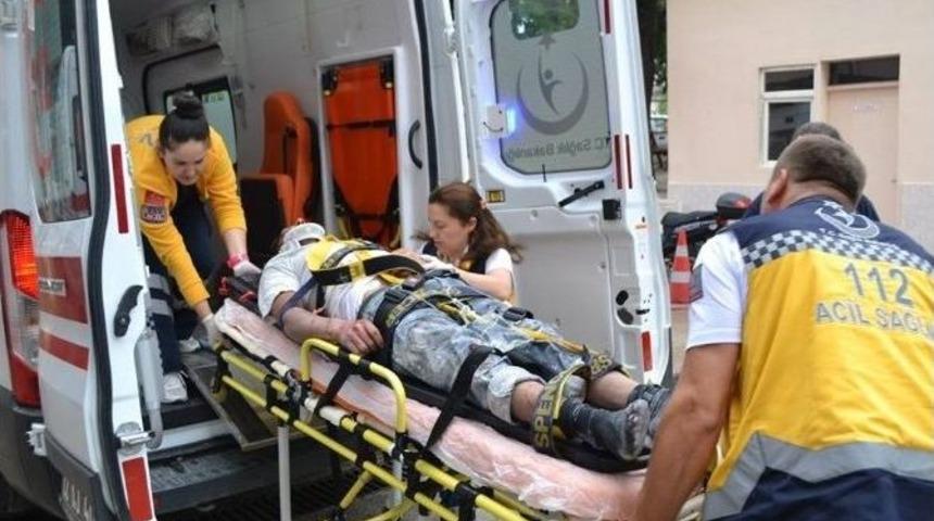 İskeleden D&uuml;şen Gen&ccedil; İş&ccedil;i Ağır Yaralandı