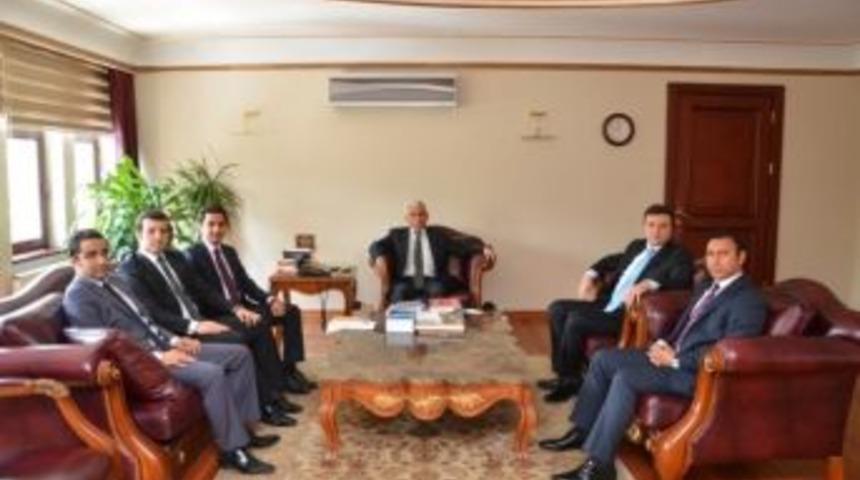 Tayini &Ccedil;ıkan Hakim Ve Savcılardan Alimoğlu&rsquo;na Veda Ziyareti