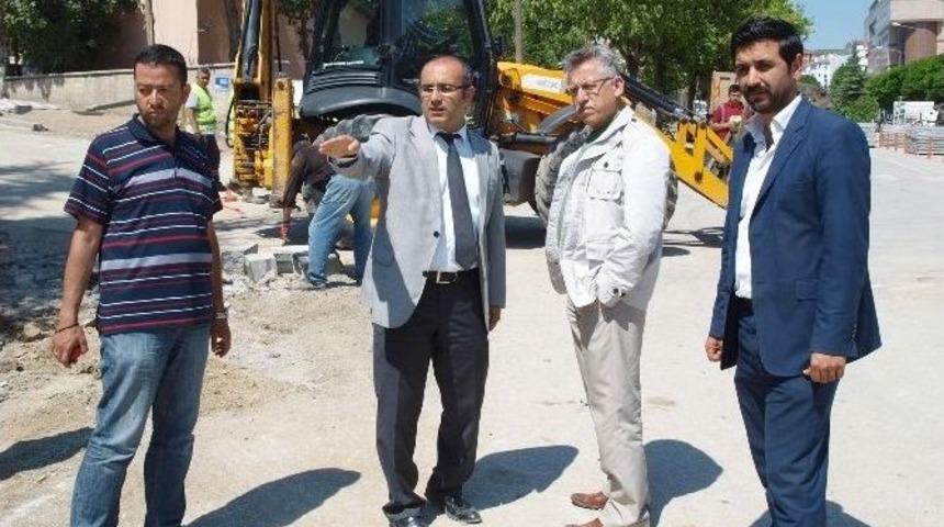 Yozgat Belediye Başkanı Arslan, Yapılan &Ccedil;alışmaları Yerinde İnceledi