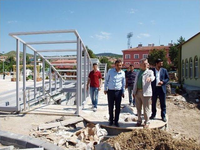 Yozgat Belediye Başkanı Arslan, Yapılan Çalışmaları Yerinde İnceledi