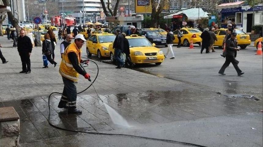 Kızılay&rsquo;da Temizlik