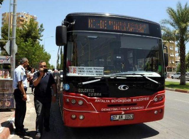 Şaşkın Gaspçı, Belediye Otobüsüyle Kaçınca Yakalandı