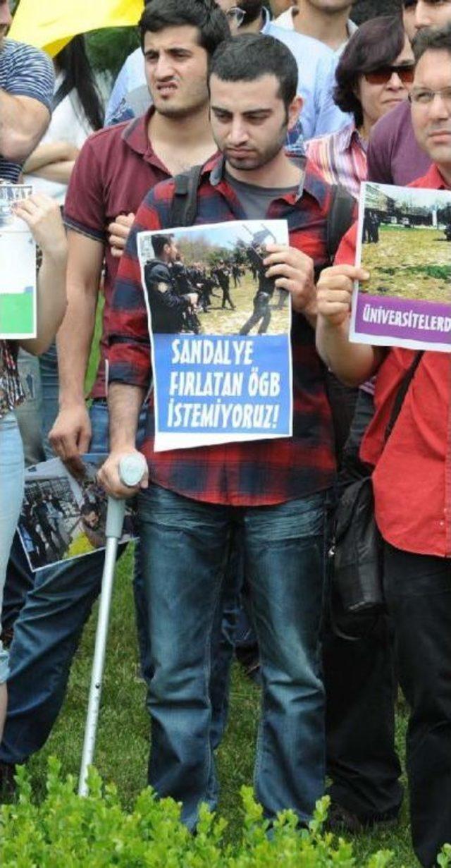 İtü'de 40 Öğrenciye Soruşturma Protesto Edildi